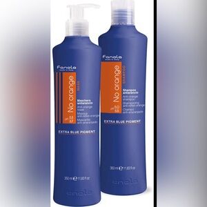 2 pcs FaNola Anti-Orange Shampoo and conditioner - Blue and Orange